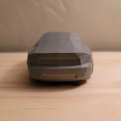 Audi RS7 2018 phong cách Low Poly cho in 3D