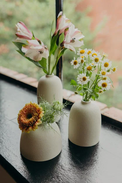 Bộ bình hoa đơn giản cho trang trí nội thất - Image 1