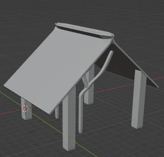 Giá đỡ cây với mái che cho nhánh cây - Image 1