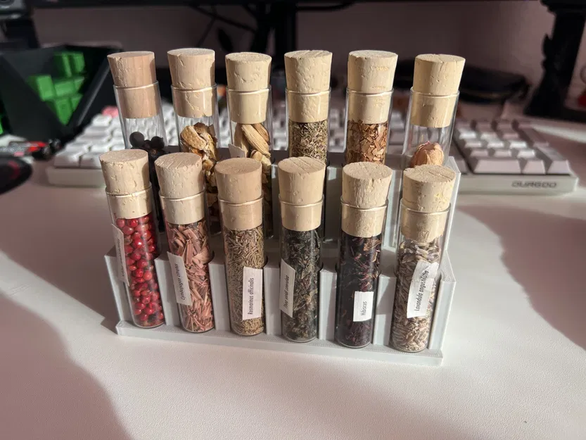 Khay đựng chai thủy tinh cho nguyên liệu pha chế Gin - Image 1