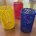 Xi lanh rỗng có họa tiết Voronoi với dải giữa đặc sắc - Thumbnail 1