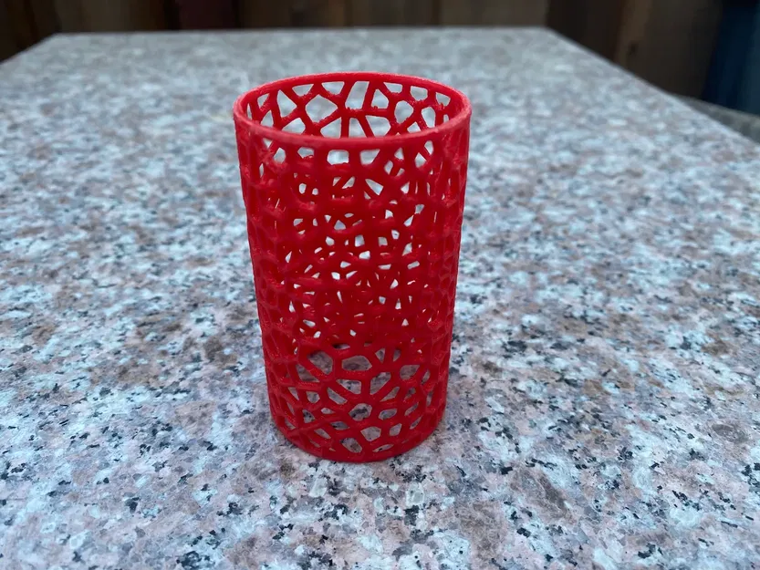 Xi lanh rỗng có họa tiết Voronoi với dải giữa đặc sắc - Image 2