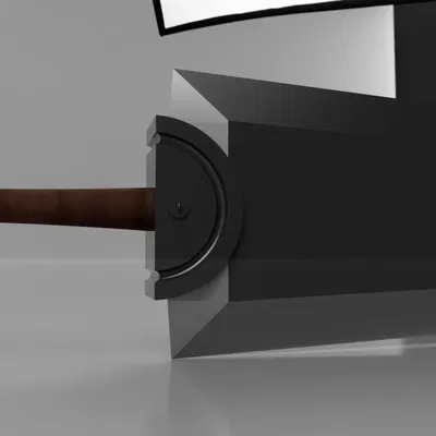 Tia chớp rồng in 3D kích thước thật