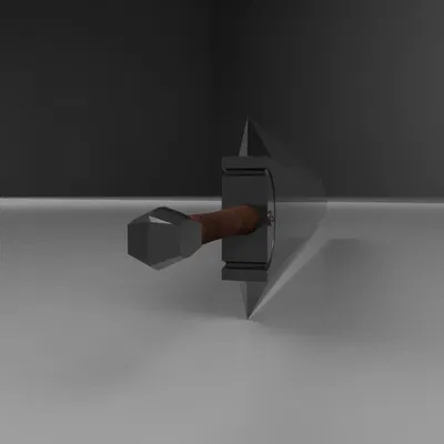 Tia chớp rồng in 3D kích thước thật