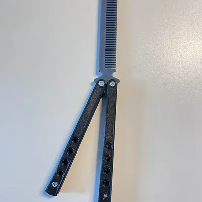 Lược chải Balisong phong cách dao butterfly