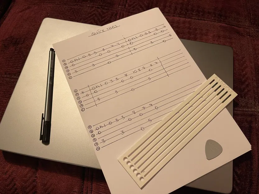 Bảng hướng dẫn nhanh cho dây đàn guitar - Image 1