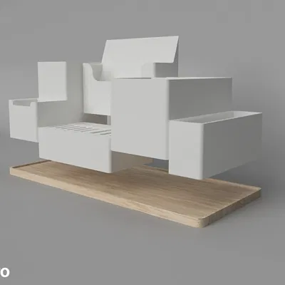 Giá đỡ bàn Incastro phong cách hiện đại