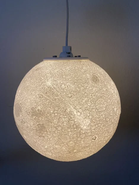 Đèn trang trí hình mặt trăng IKEA với bộ đèn E12 - Image 1