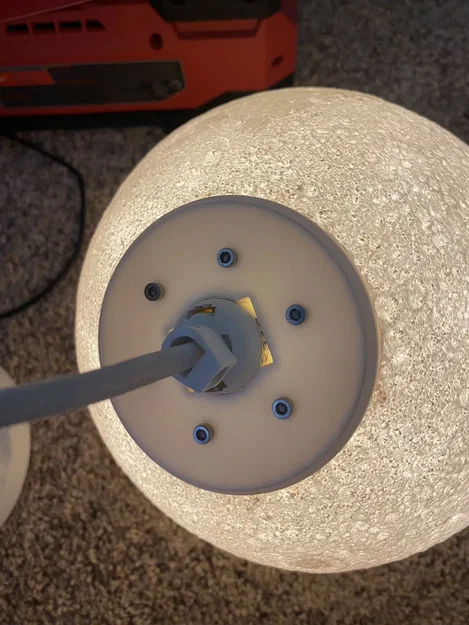 Đèn trang trí hình mặt trăng IKEA với bộ đèn E12 - Image 2
