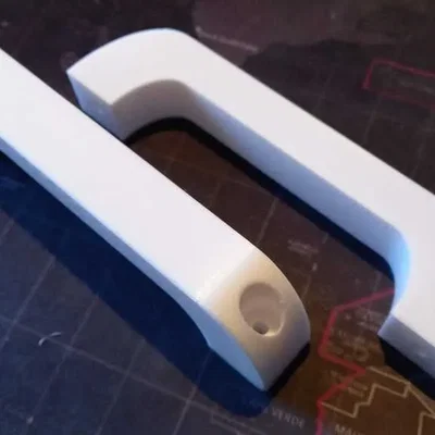 Cán tay mở nắp bên cho tủ in 3D IKEA Lack Nido