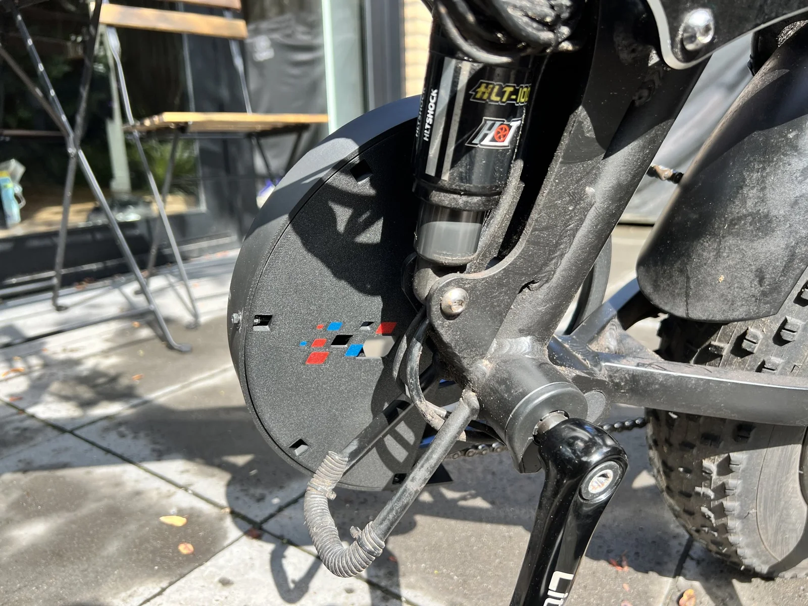 Bộ bảo vệ xích cho xe đạp fatbike Engwe Engine Pro 1