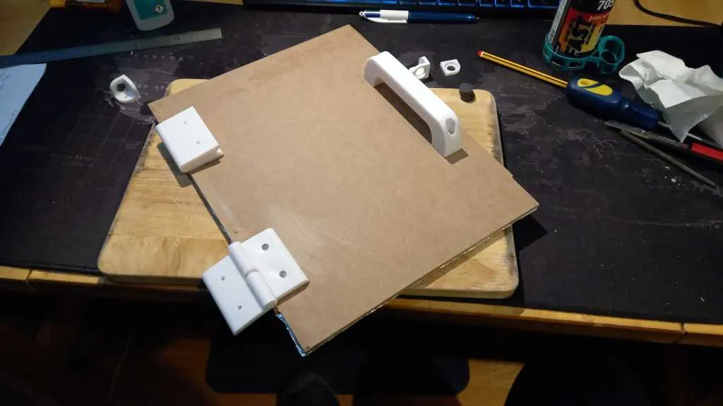 Cán tay mở nắp bên cho tủ in 3D IKEA Lack Nido - Image 4