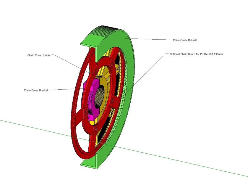 Bộ bảo vệ xích cho xe đạp fatbike Engwe Engine Pro - Image 6