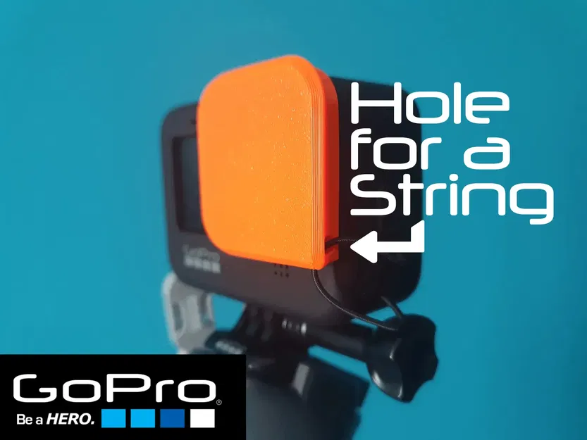 Nắp ống kính GoPro 11/10/9 có lỗ treo dây - Image 1