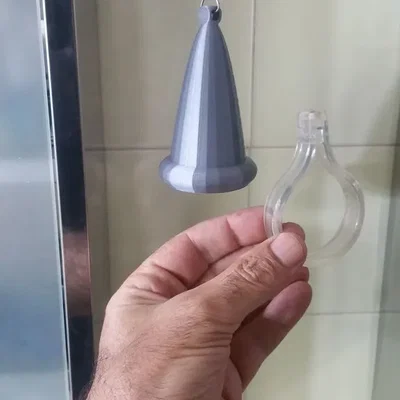 Tay nắm dây xả nước thiết kế công thái học đẹp mắt