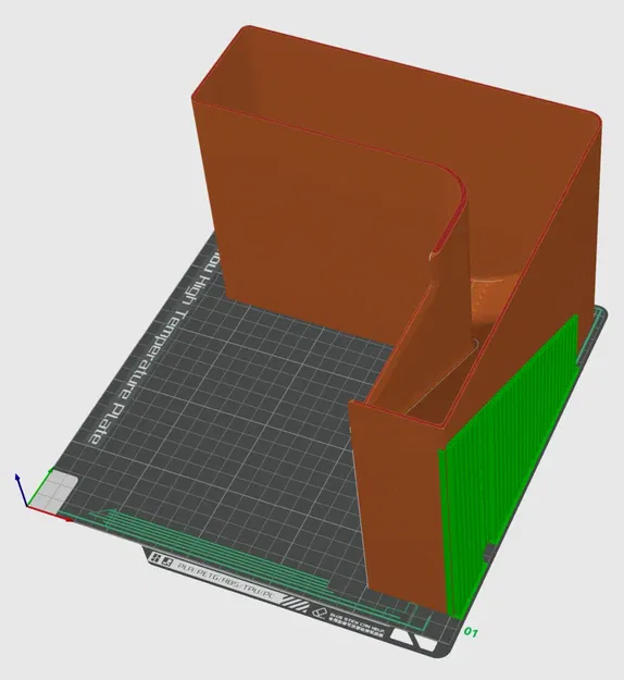 Hộp chứa bụi kiểu mỏng cho máy in 3D Bambu Lab X1C - Image 3