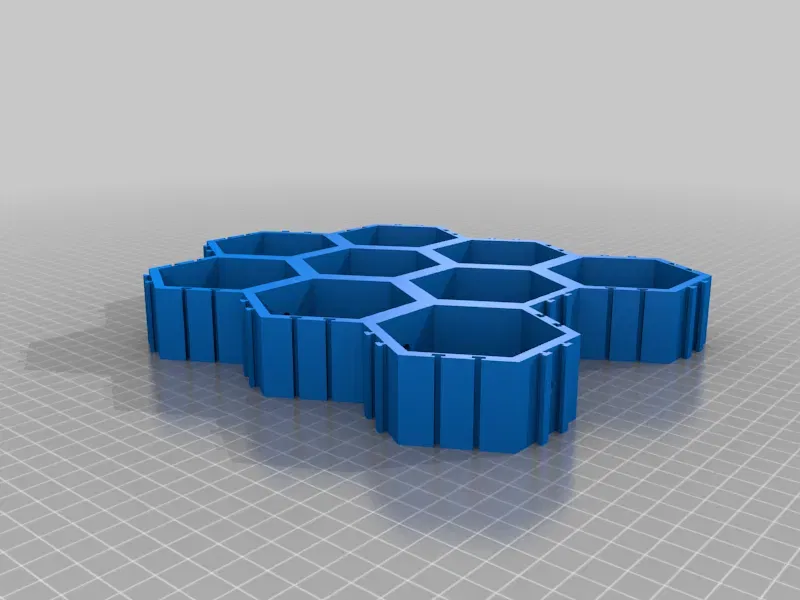 Tường minifig LEGO với các hình lục giác mở rộng - Image 9