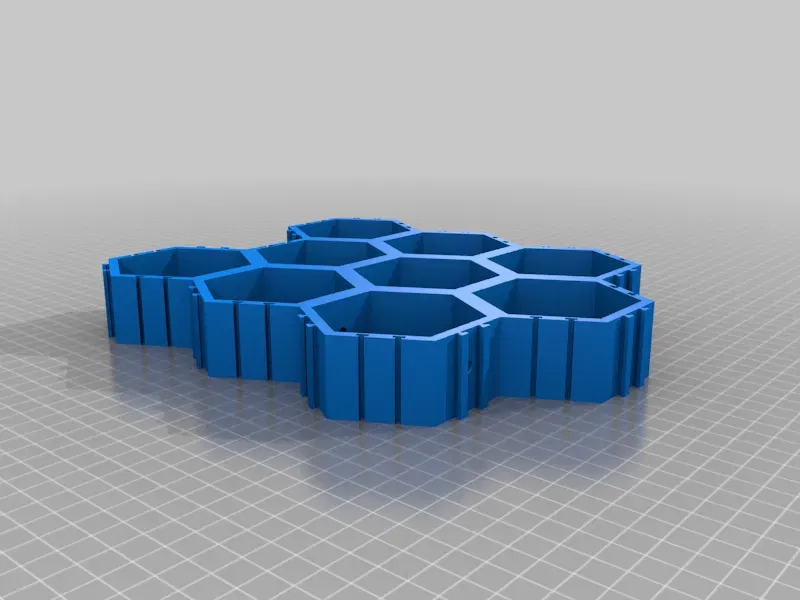 Tường minifig LEGO với các hình lục giác mở rộng - Image 11