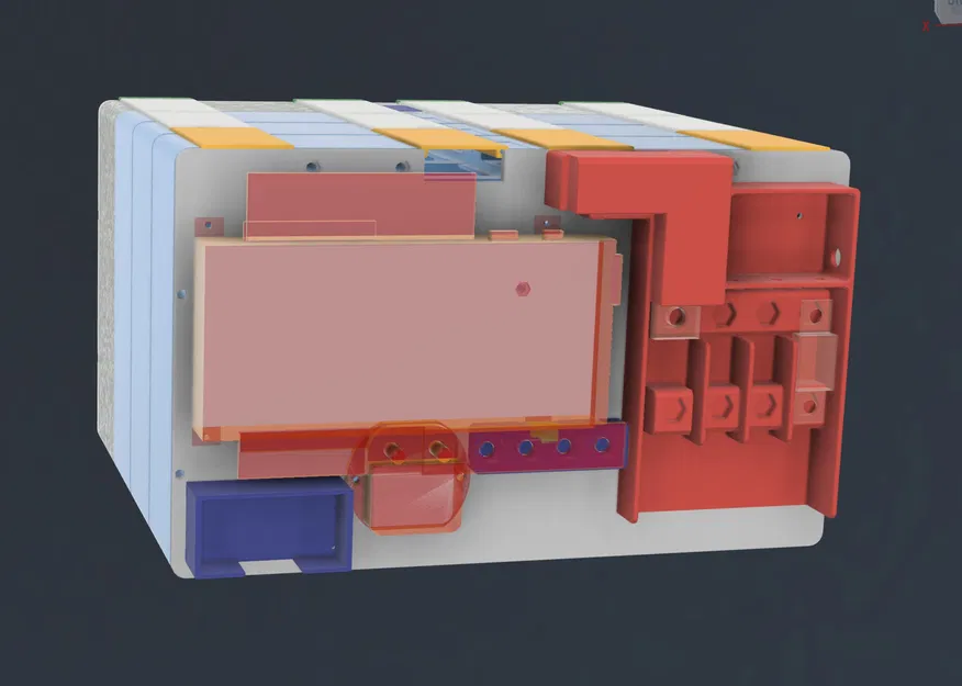 Hộp pin 560Ah LiFePO4 cho tế bào LF280 trong xe Campervan - Image 1