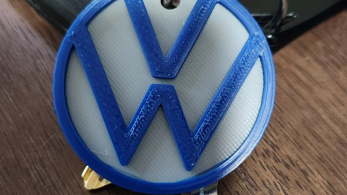 Móc khóa biểu tượng Volkswagen (VW) độc đáo cho xe hơi - Image 1