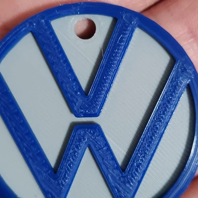 Móc khóa biểu tượng Volkswagen (VW) độc đáo cho xe hơi