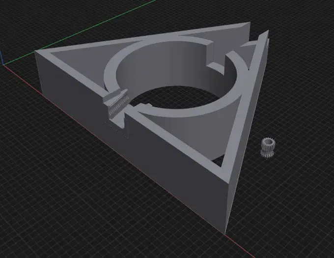 Giá đỡ đũa phép Elder Wand biểu tượng Bảo bối Tử thần - Image 1