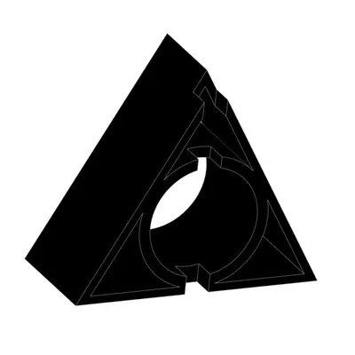 Giá đỡ đũa phép Elder Wand biểu tượng Bảo bối Tử thần