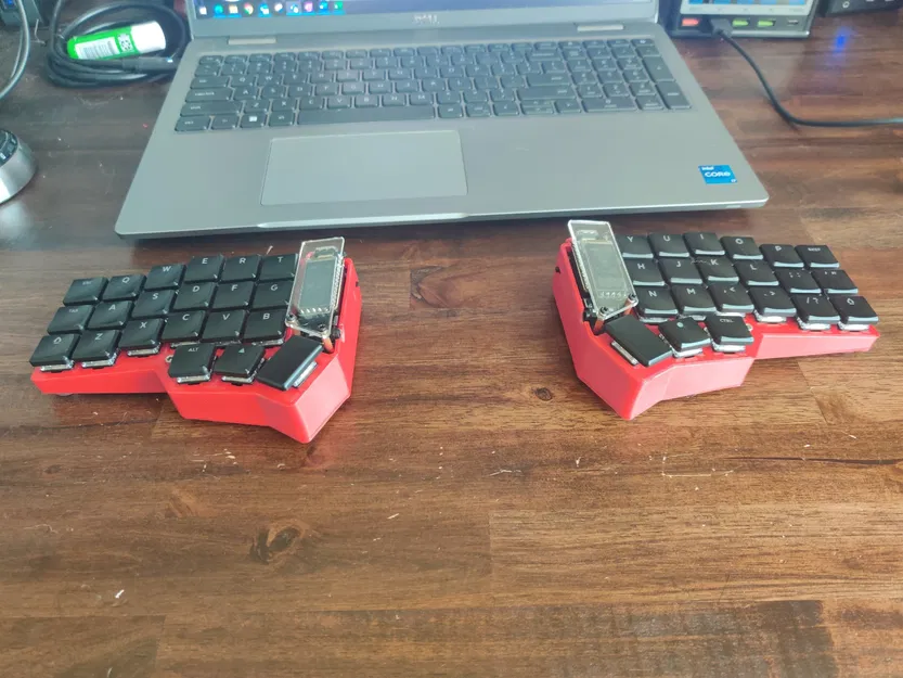 Vỏ case CBT cho bàn phím Corne với góc 7.5 độ - Image 1