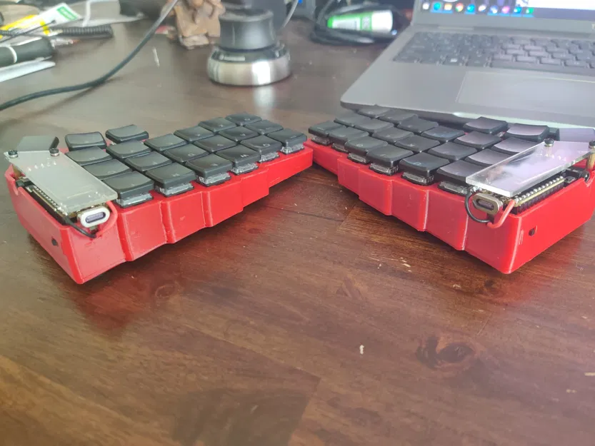 Vỏ case CBT cho bàn phím Corne với góc 7.5 độ - Image 3