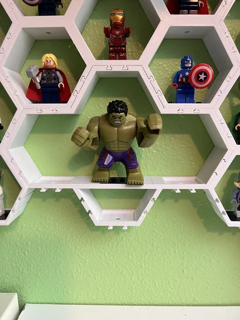 Giá đỡ nhân vật LEGO hình lục giác cho nhân vật lớn - Image 1