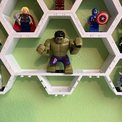 Giá đỡ nhân vật LEGO hình lục giác cho nhân vật lớn