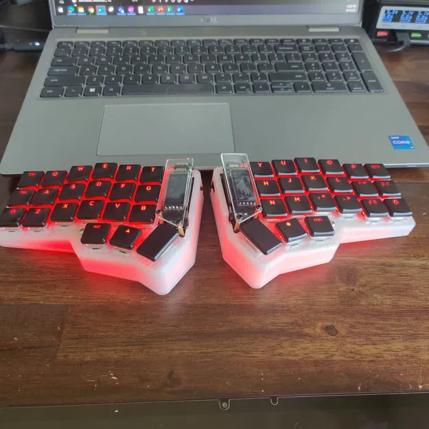 Vỏ case CBT cho bàn phím Corne với góc 7.5 độ - Image 6