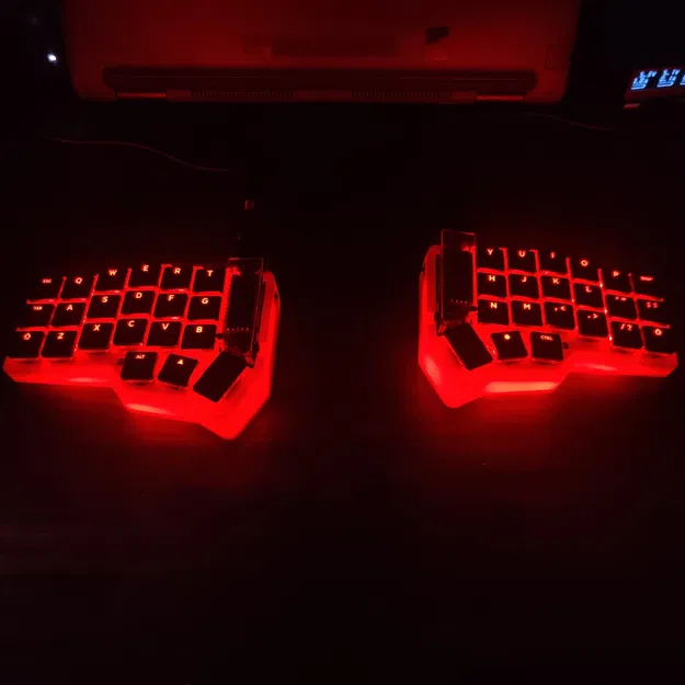 Vỏ case CBT cho bàn phím Corne với góc 7.5 độ - Image 7