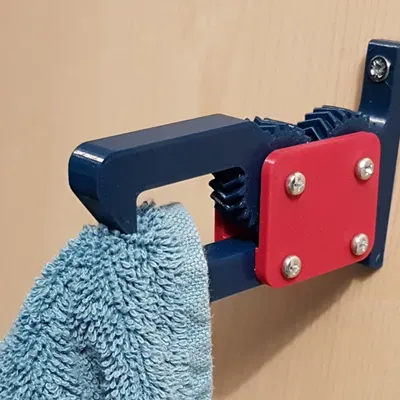 Kẹp móc treo khăn tự mở cho nhà tắm