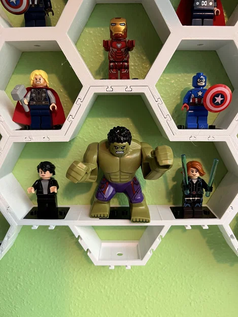 Giá đỡ nhân vật LEGO hình lục giác cho nhân vật lớn - Image 2