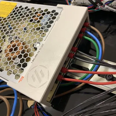 Nắp PSU cho Mean Well LRS-200-24 với logo VORON Design