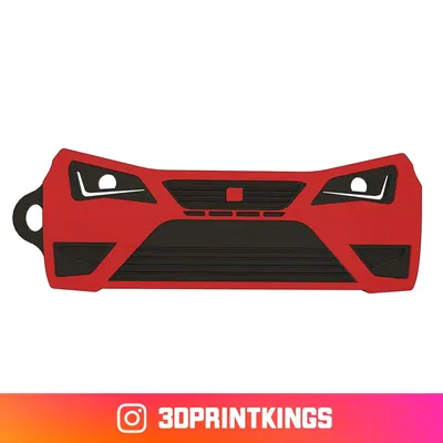 Chìa khóa xe Seat Ibiza Cupra IV (6P) in 3D