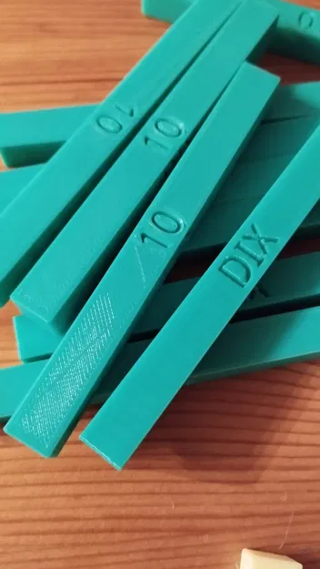 Thanh 10cm Dùng Để Đếm Cho Học Sinh Tiểu Học - Image 1