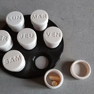 Hộp đựng thuốc hàng tuần tiện lợi