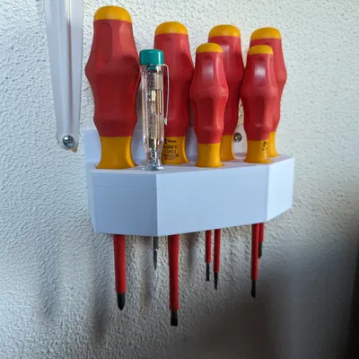 Giá đỡ lắp tường cho bộ tuốc nơ vít Wera Kraftform Comfort VDE