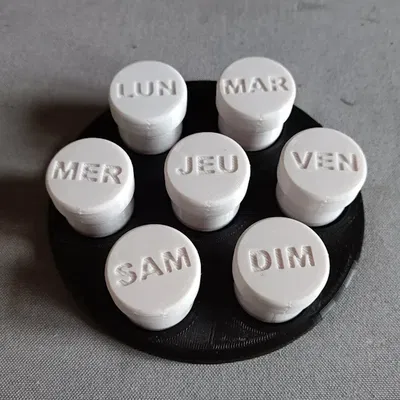 Hộp đựng thuốc hàng tuần tiện lợi