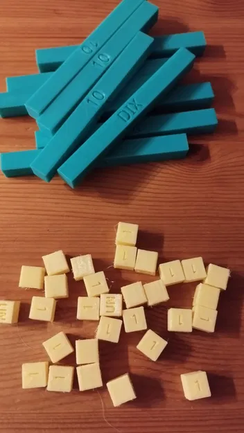 Thanh 10cm Dùng Để Đếm Cho Học Sinh Tiểu Học - Image 3