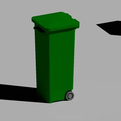 Thùng rác cho đồ chơi xe thu gom rác Büder