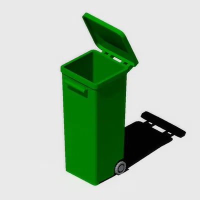 Thùng rác cho đồ chơi xe thu gom rác Büder