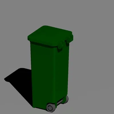 Thùng rác cho đồ chơi xe thu gom rác Büder