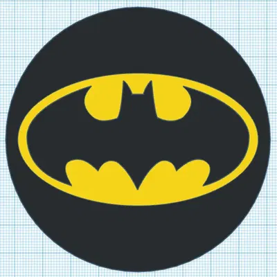 **Giá đỡ ly Batman với logo đặc trưng**