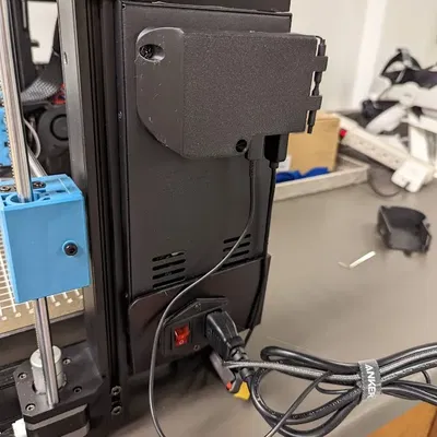 Giá đỡ Orange Pi Zero 2 gắn trên quạt PSU để làm mát chủ động