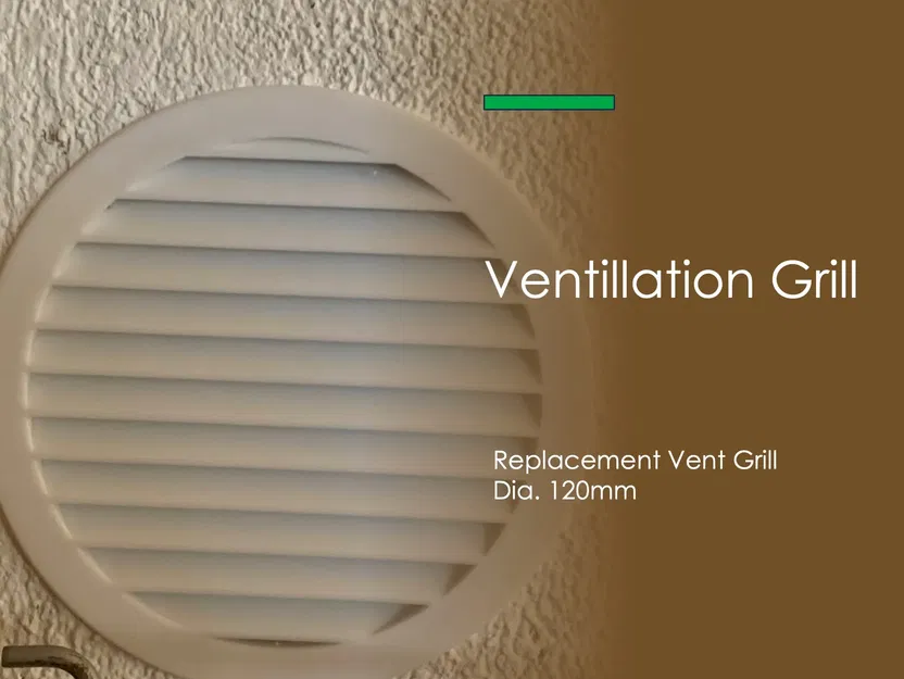 Lưới thông gió chống muỗi cho ống thông gió 120mm - Image 1