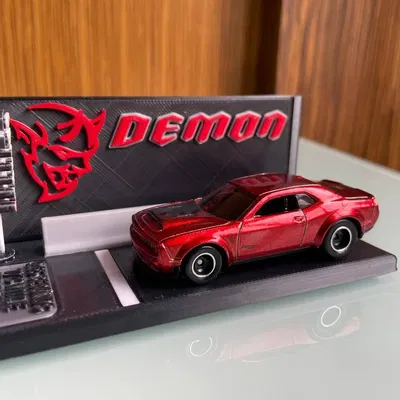 Cơ sở trưng bày Hotwheels Dodge Challenger SRT Demon (bao gồm biến t...
