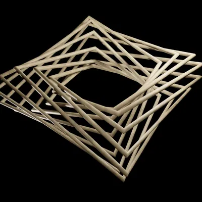 Trang trí hình học độc đáo cho không gian sống